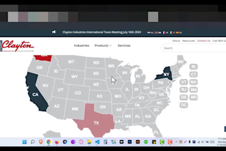 create an interactive clickable svg map for your website