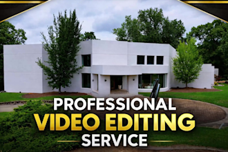 edit luxury real estate videos for high converting ads within 24 hours
