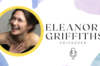 record a professional, female, british voiceover