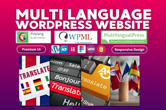 make your wordpress website multilingual with wpml or polylang