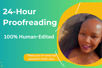 proofread and edit your ai transcripts for accuracy