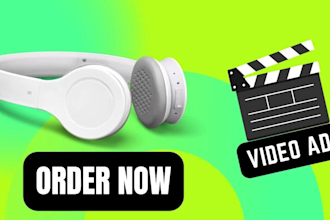 create commercial business promotional video ad or short video ads