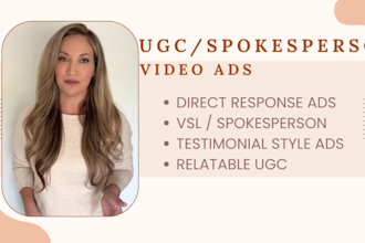 create ugc spokesperson videos for your brand