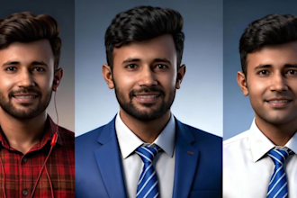 create your professional and casual realistic ai headshots