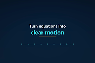 create custom math and physics animations with manim