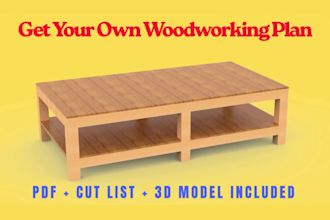 create custom DIY woodworking plans with  build guide