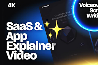 create saas explainer or demo video to promote your app or software