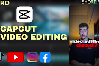 edit high retention videos for tiktok, reels and shorts