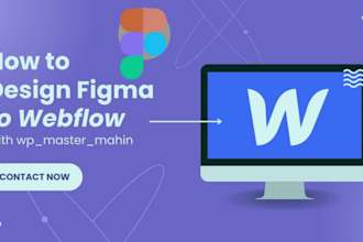 design responsive webflow website, figma to webflow, PSD or xd to webflow,