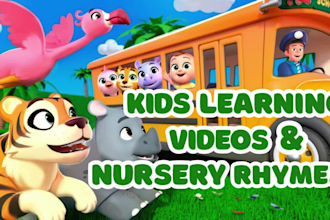 create monetizable kids learning videos for you tube channel