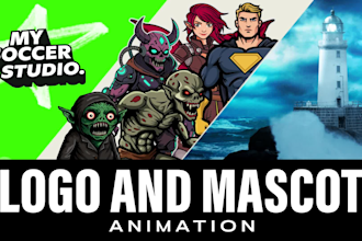 do a custom logo animation with commercial rights