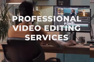 do a professional top rated video editing for youtube within 24 hours