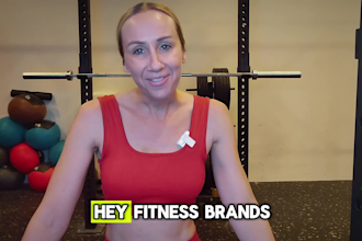 be your female fitness ugc creator