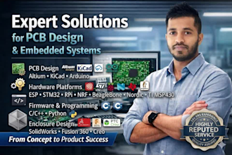 do expert pcb design and electronics product development