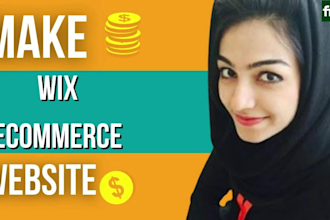 design wix ecommerce website or redesign wix website
