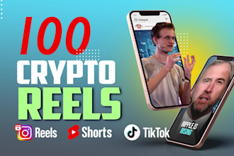 create crypto youtube shorts and instagram reels