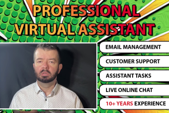 be your virtual assistant for email online chat and customer