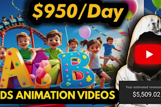 make fun 2d cartoon videos that will educate children