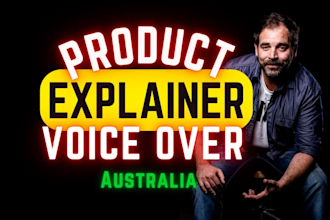 voice over australian product explainer video