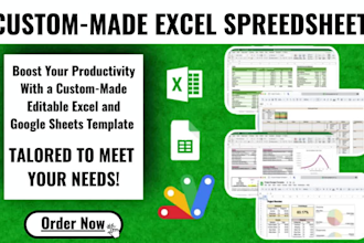 create custom spreadsheet, finance google sheet, budget planner, expense tracker
