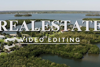 do real estate video editing at very cheap price