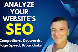 do a seo audit with competitive research, keyword research, backlinks and more