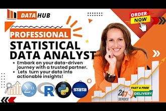 do statistical data analysis with spss, python, stata and rstudio