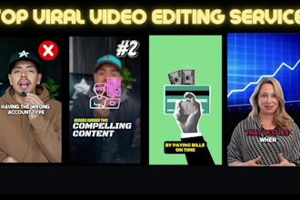 do video editing for your tiktok, instagram reels, youtube shorts podcast