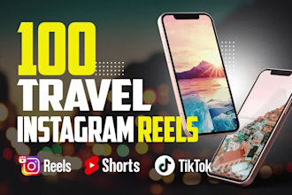 create travel instagram reels and youtube shorts