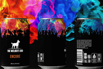 design your craft beer label with 3d mockup