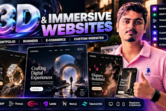 build an immersive 3d website using threejs and webgl