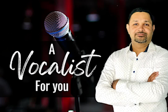 be your professional male singer