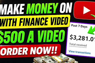 create professional finance videos, youtube automation cash cow videos, vsl