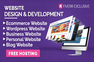 design responsive website with free hosting