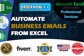automatically send business formatted emails from excel