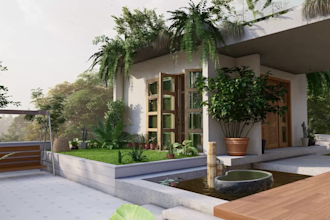 create realistic cinematic architectural animation video