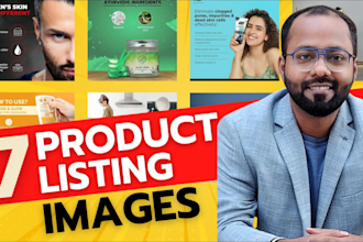 design high converting amazon listing images or amazon listing pictures
