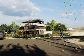 create 3d model and render exterior, interior, 3d floor plan