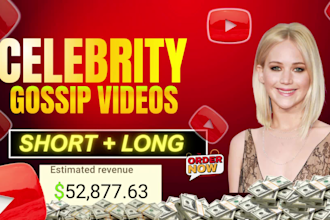 create viral celebrity gossip  videos