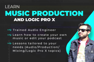 teach or help you make music on logic pro