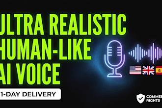 generate realistic human like ai voice over using elevenlabs