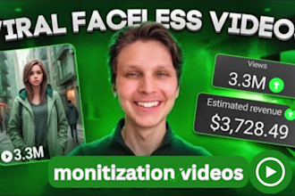 make monetizable youtube automation video in  finance or true crime