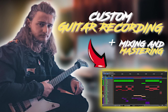 write and record studio quality guitar