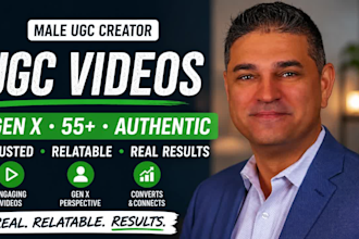 create ugc gen x male videos for your brand