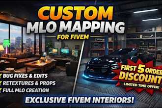 create, edit, fix, retexture mlo interior maps for fivem
