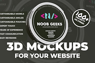 create premium 3d nicotine pouch and snus product mockups