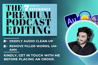 deeply clean, enhance, and normalize your podcast audio