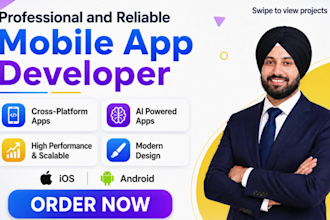 build react native app or flutter app or flutterflow app