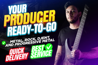 compose and produce a rock, metal and any genre song for you