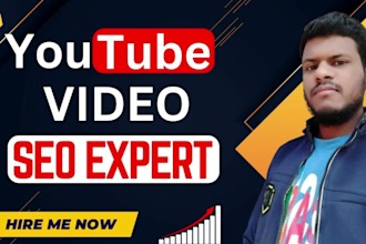be your channel growth manager to rank your video as a youtube video SEO expert